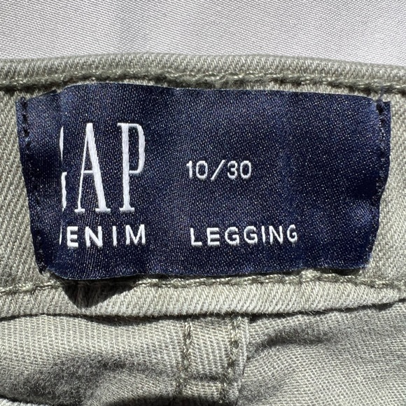 Gap Women’s Skinny Olive Green Denim Jeans - Picture 5 of 7